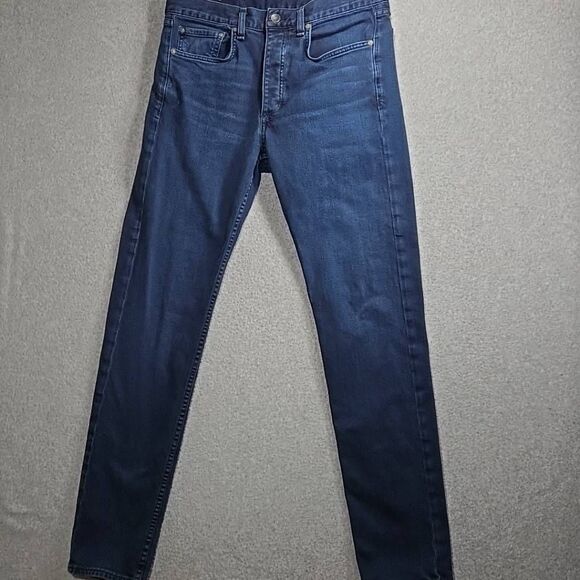 Rag & Bone Men's 31x32 Blue Fit 2 Slim Jeans Palmetto Blue Stretch - Picture 1 of 10